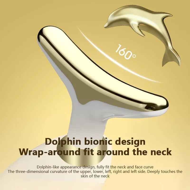 Face Neck Massager for Lifting and Firming - Electric Facial Massage Tool for Home Skincare