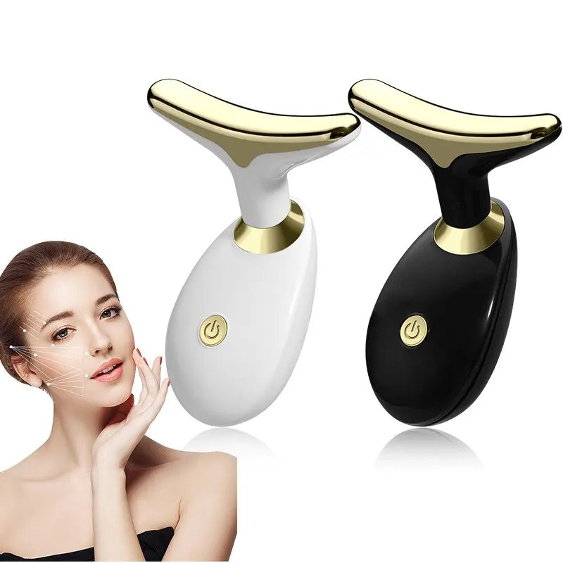 Face Neck Massager for Lifting and Firming - Electric Facial Massage Tool for Home Skincare